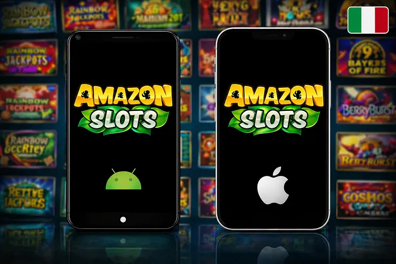 Amazon Slots su iPhone e Android con design responsive
